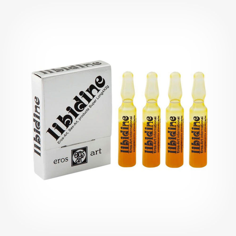 Afrodisiac natural LIBIDINE, pentru cresterea libidoului, dorintei sexuale, orgasm intens, unisex, 4 fiole