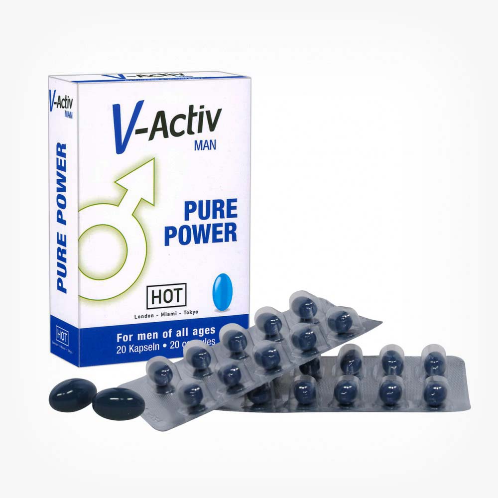 Capsule V-Activ for MEN, pentru potenta si erectii puternice si ferme, 20 buc