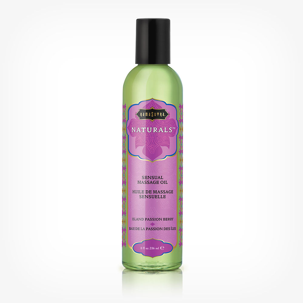 Ulei de masaj Kamasutra Naturals Massage Oil, Island Passion Berrys, 236 ml