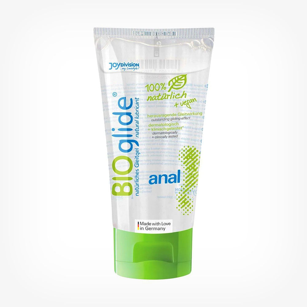 Lubrifiant anal natural si vegan, BIOglide Anal, pe baza de apa, 80 ml