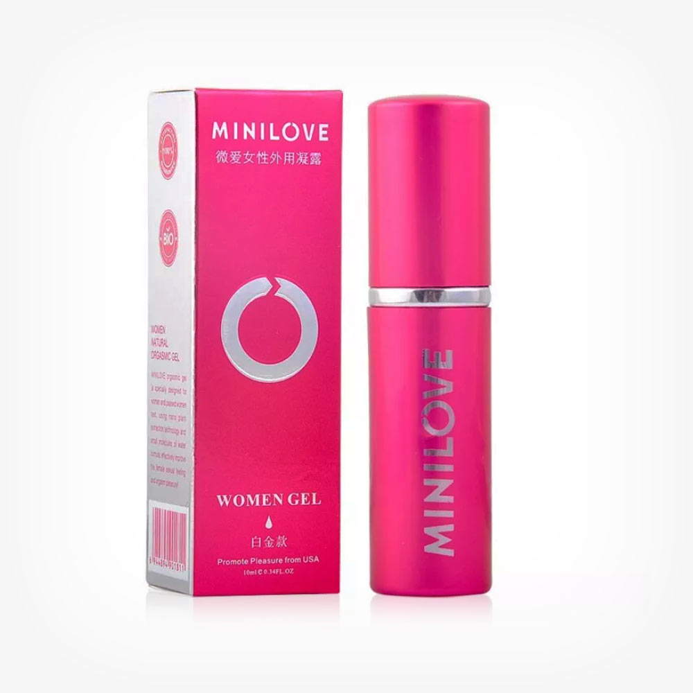 Gel MiniLove BIO Orgasmic Roz, pentru intensificare orgasm feminin, 10 ml