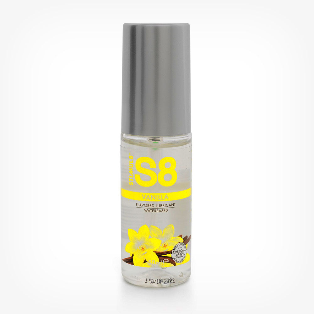 Lubrifiant S8 Lube Vanilla, cu aroma de vanilie, pe baza de apa, 50 ml