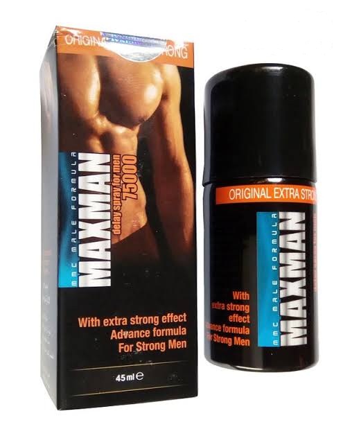 Spray MaxMan 75000 Original Extra Strong, pentru intarziere ejaclare, 45 ml