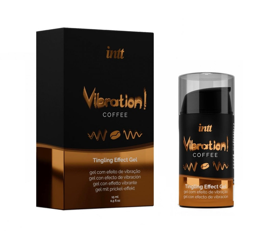 Gel stimulare si excitare INTT Vibration! Coffee cu efect de incalzire, Unisex, 15 ml