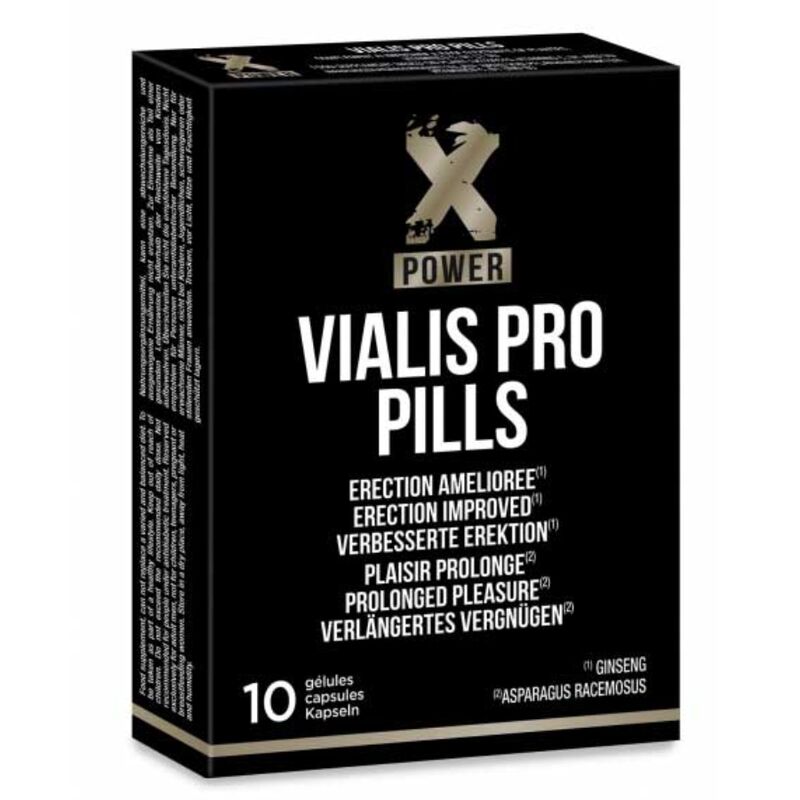 Afrodisiac premium Vialis Pro XPower, pentru erectie puternica si stimulare libido, 10 capsule