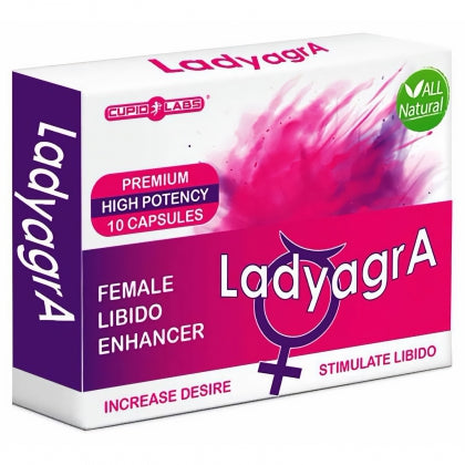 Capsule Ladyagra Cupid Labs, pentru cresterea libidoului feminin, 10 capsule