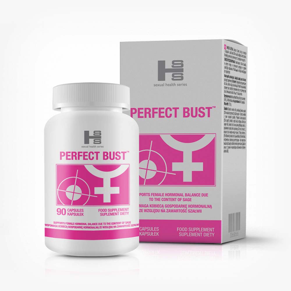 Capsule naturale Perfect Bust, pentru marire si fermitate sani, 90 buc