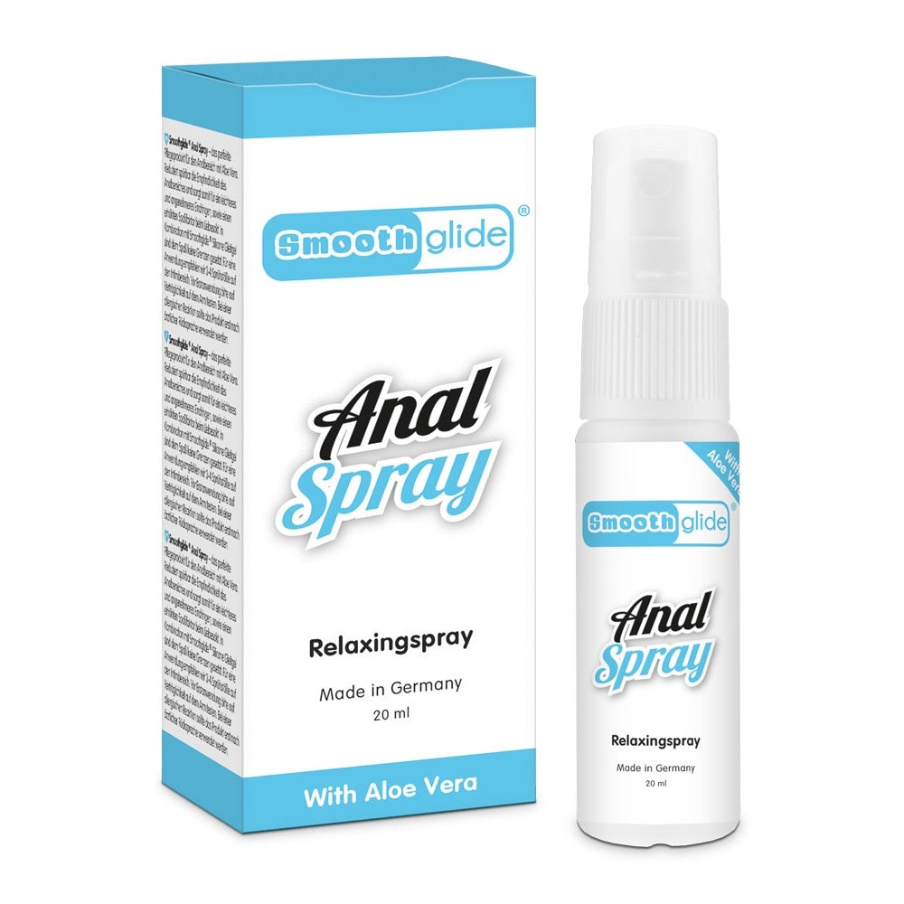 Spray anal SmoothGlide Anal Relaxing cu Aloe Vera, pentru relaxare anala, reduce sensibilitatea, 20 ml