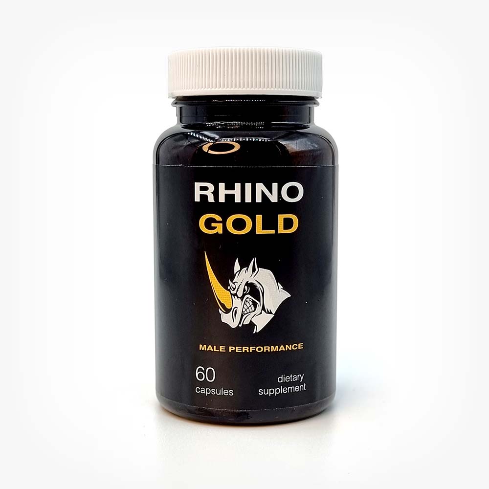 Capsule RHINO GOLD XXL, pentru marire zona intima barbati, 60 capsule