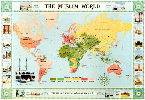 Muslim world map