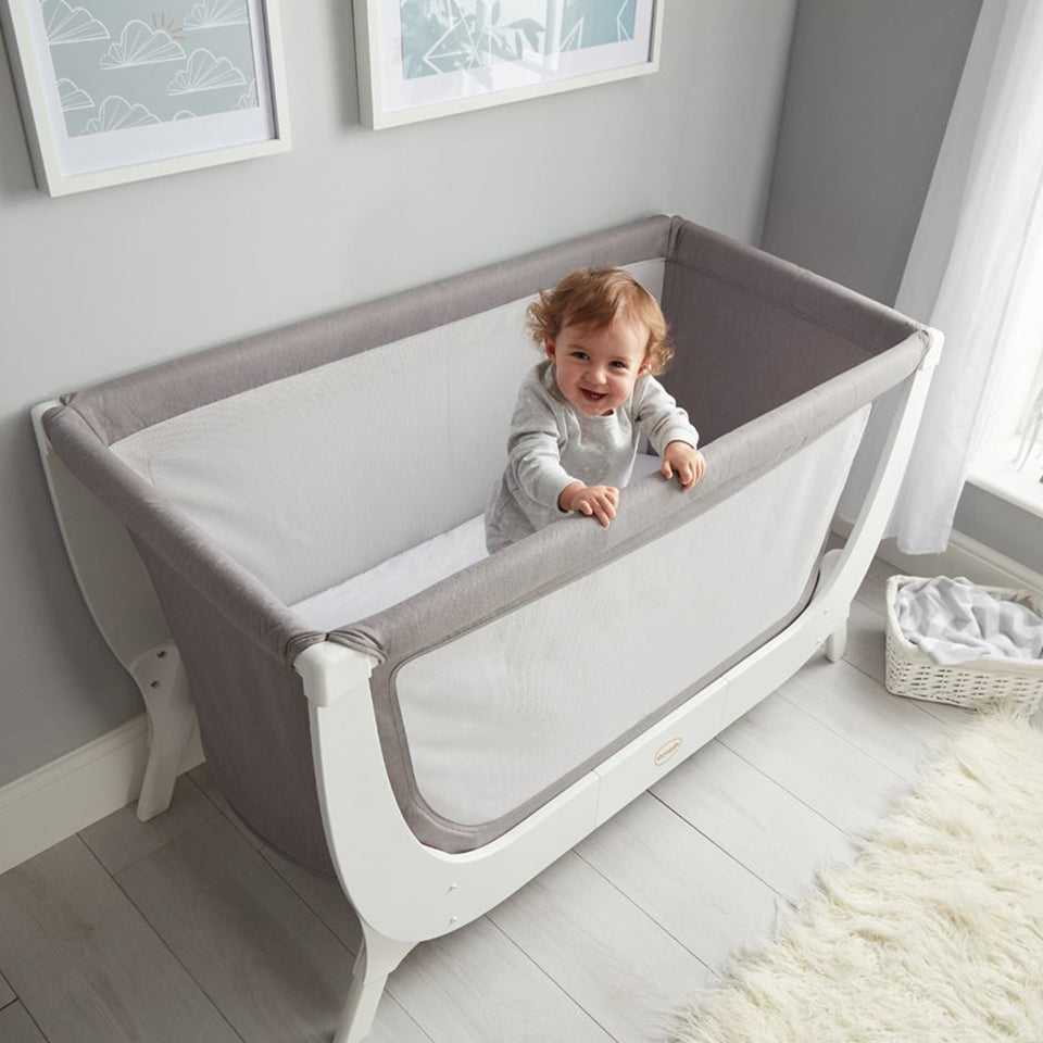 shnuggle air bedside crib reviews