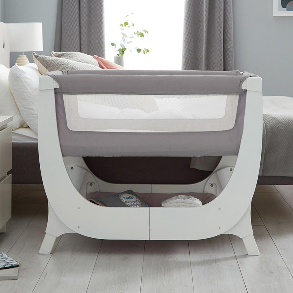 shnuggle air bedside crib reviews