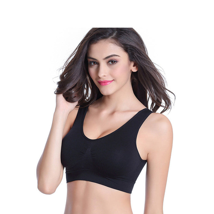 stretchy sports bra