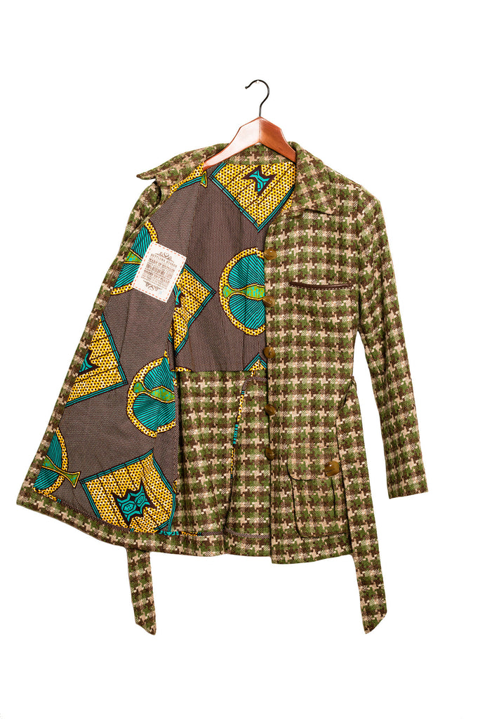 Women's Bespoke Cammo Tweed Safari Jacket - Settlers Stores