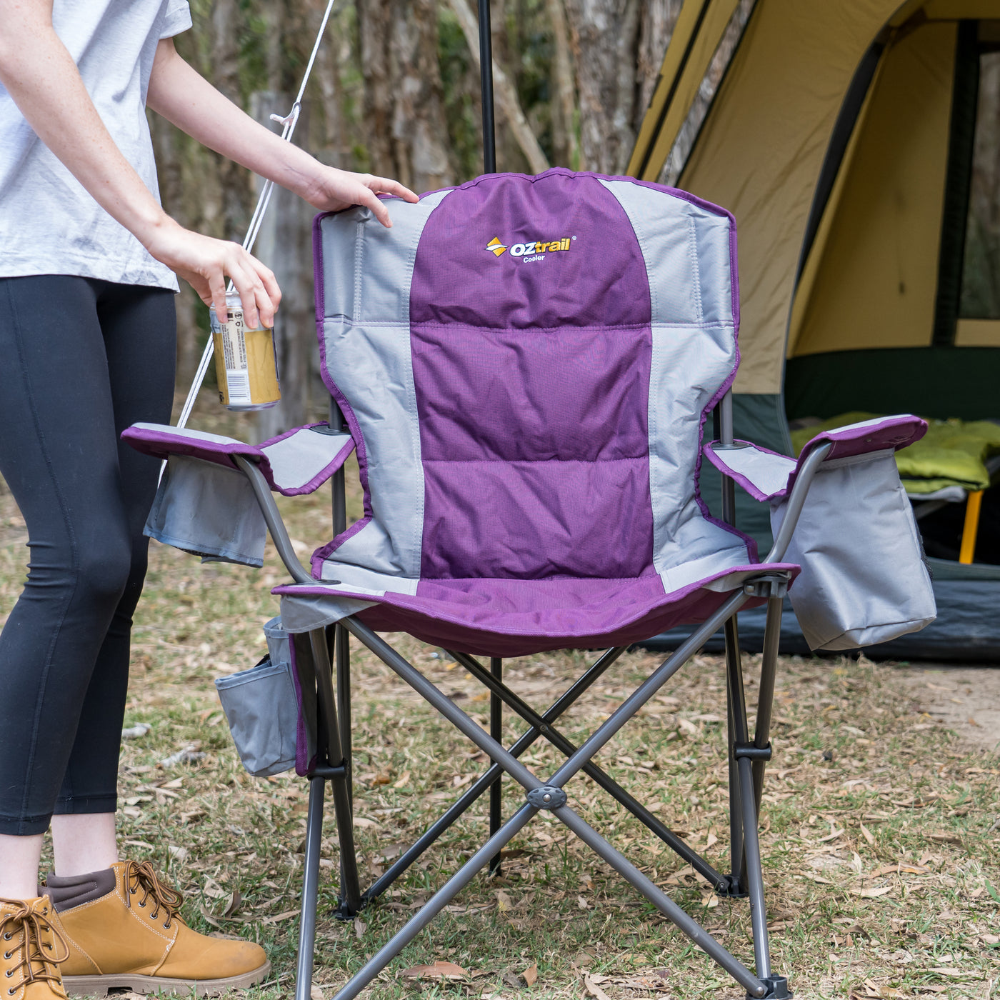 oztrail kokomo cooler arm chair