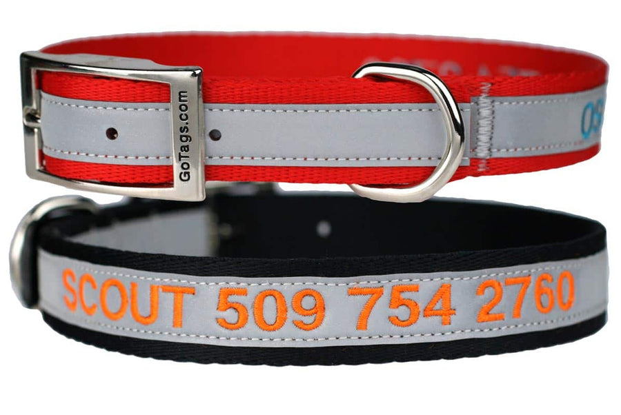 personalized dog collars with metal buckle