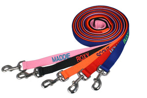 personalized dog leads