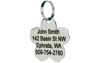 pet tags engraved both sides