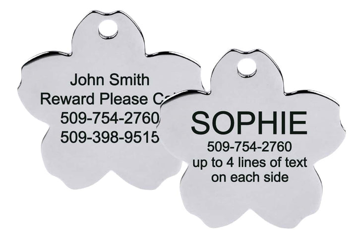 pet tags engraved both sides
