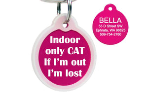 cat name tags engraved