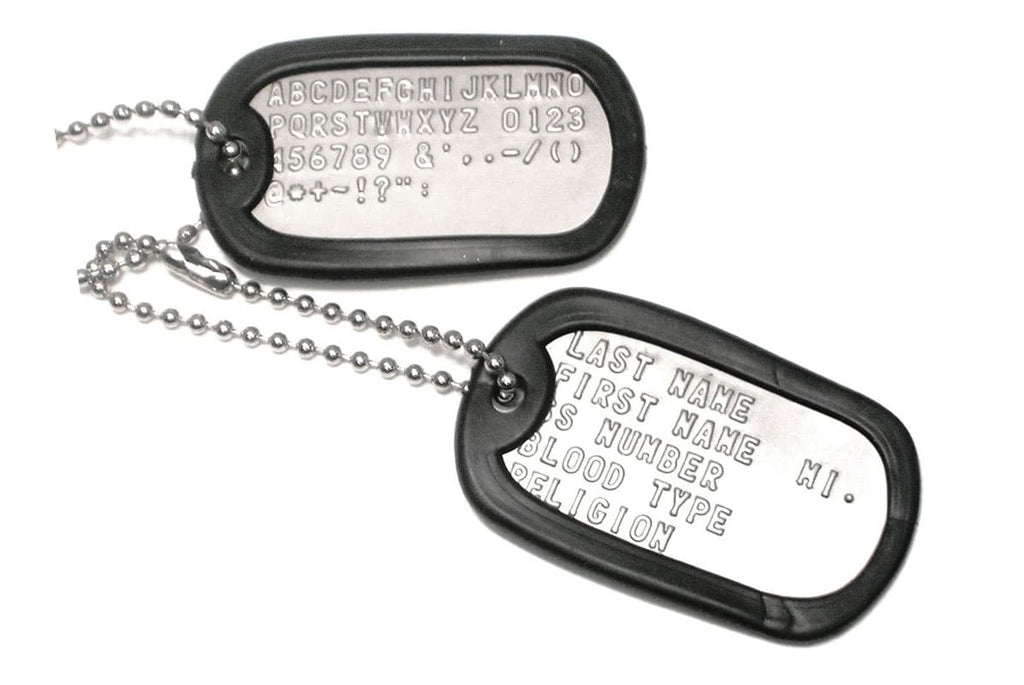custom engraved military dog tags