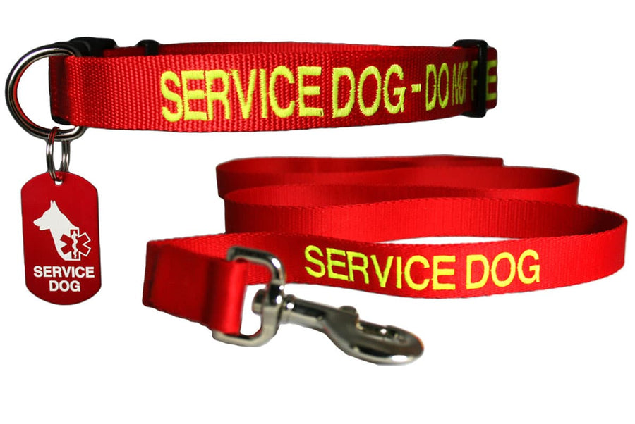 Service Dog Collar \u0026 Leash Set 