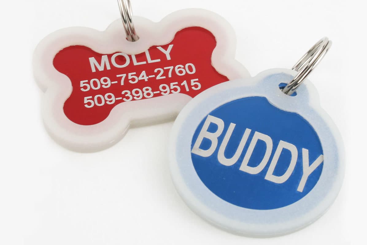 quiet pet id tags