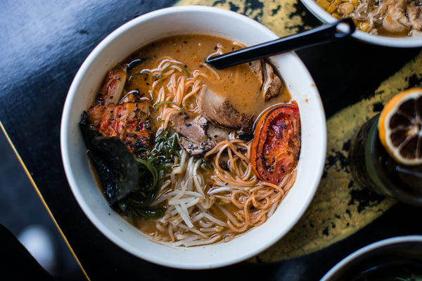 noodle soup in broth