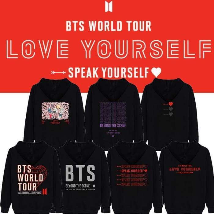 bts merch love yourself hoodie