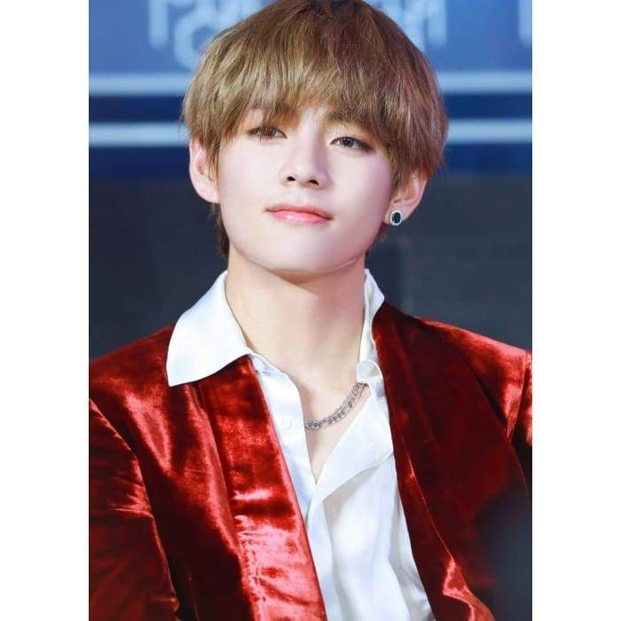 Bts Taehyung Cubic Gemstone Fashion Earring Bts V Merch