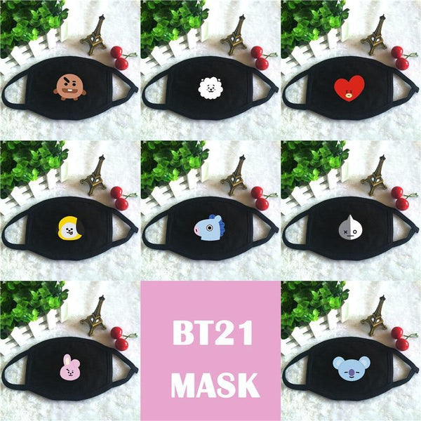 BTS x BT21 Mask - Gotamochi Kawaii Shop