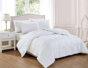 Quilted 50 Goose Duck Down Comforter Duvet With Corner Tabs All
