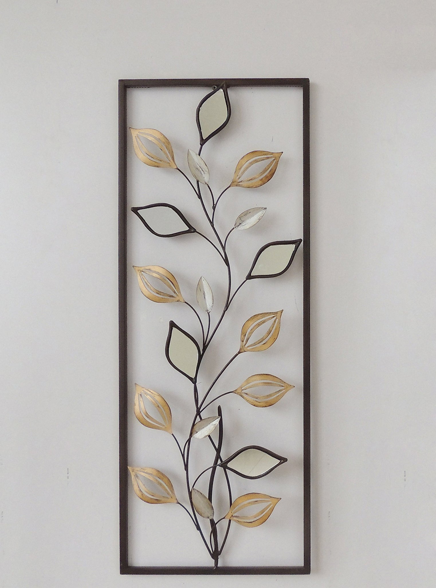 ダイゾー ナチュラル All American Collection New Modern Chic Aluminum/Metal Wall  Decor Frame 12