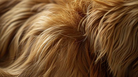 a photo showcasing some gorgeous dog fur