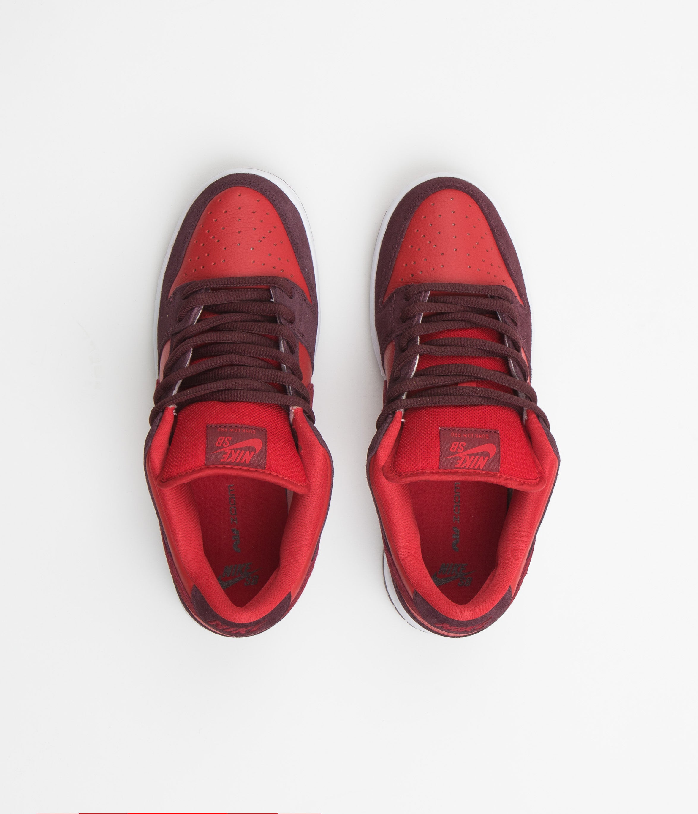 Nike SB Dunk Low Pro Cherry Shoes - Burgundy Crush / Team Red - Univer ...