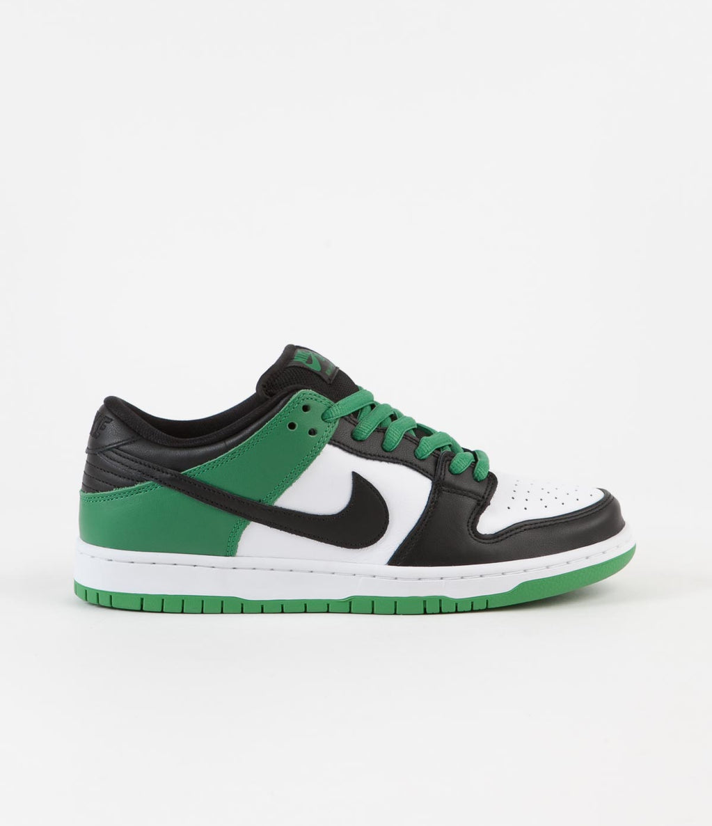 Nike SB Dunk Low Pro Shoes - Classic Green / Black - White - Classic G ...