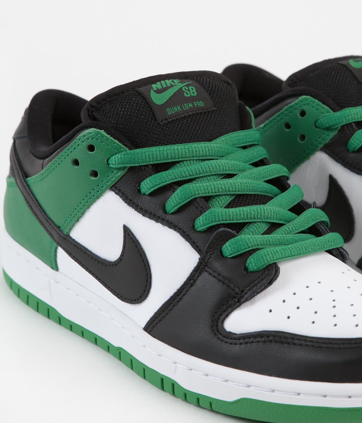 Nike SB Dunk Low Pro Shoes - Classic Green / Black - White - Classic G ...