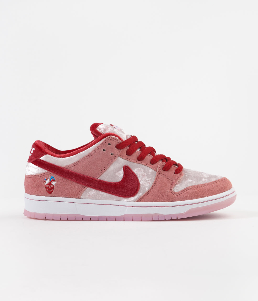 pink and red nikes