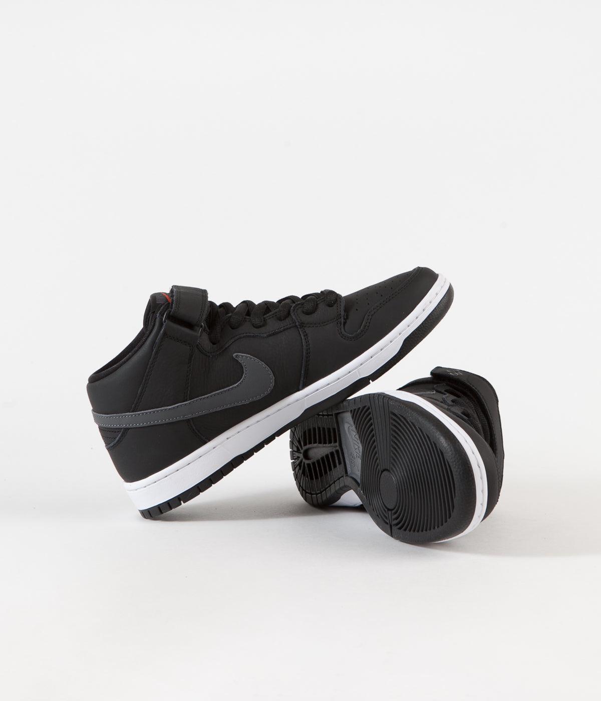 nike sb dunk mid pro iso black dark grey