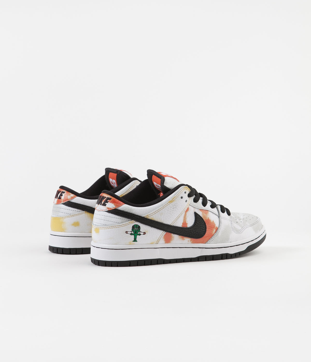 dunk low raygun white