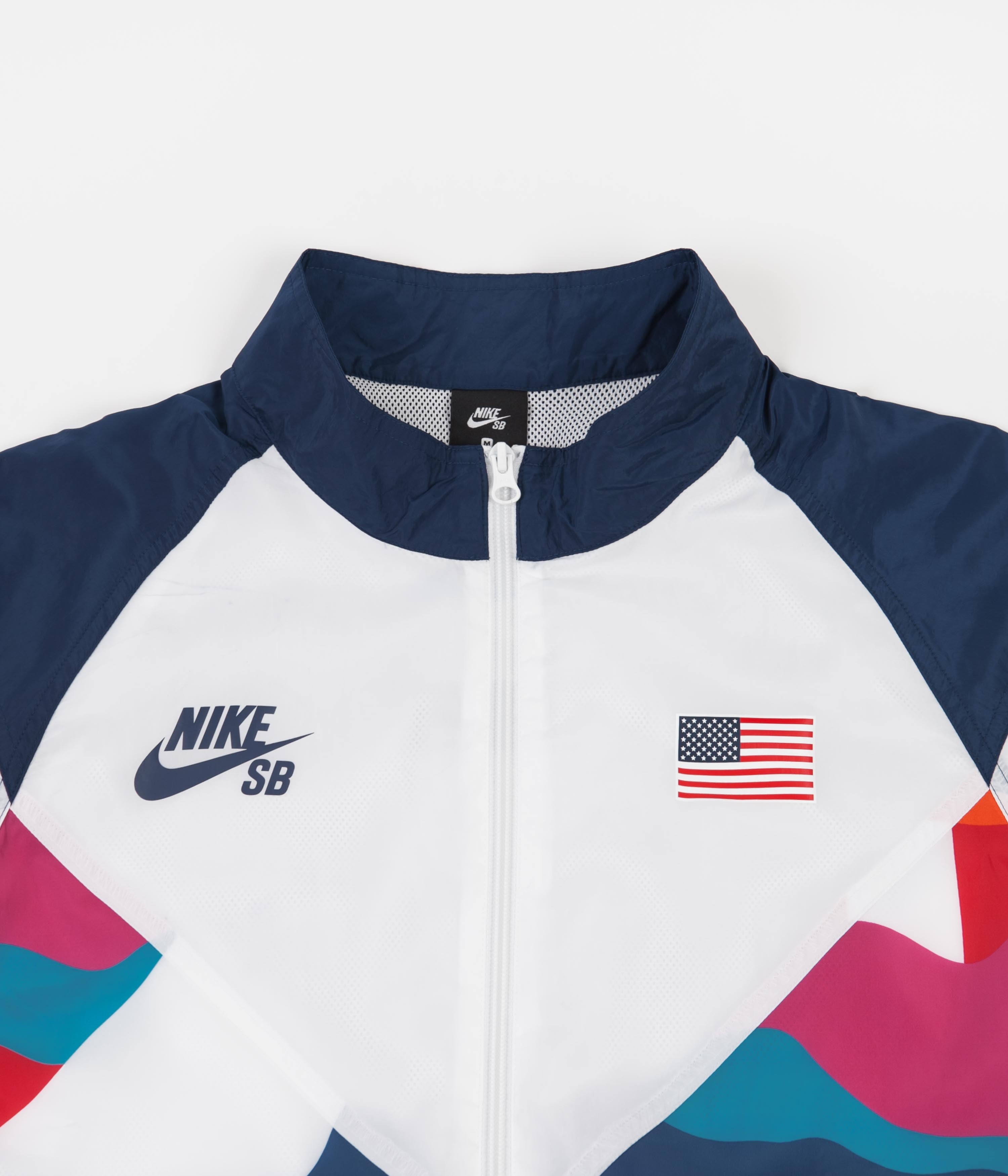 Nike SB x Parra 'USA Federation Kit' Tracksuit - Brave Blue / White ...