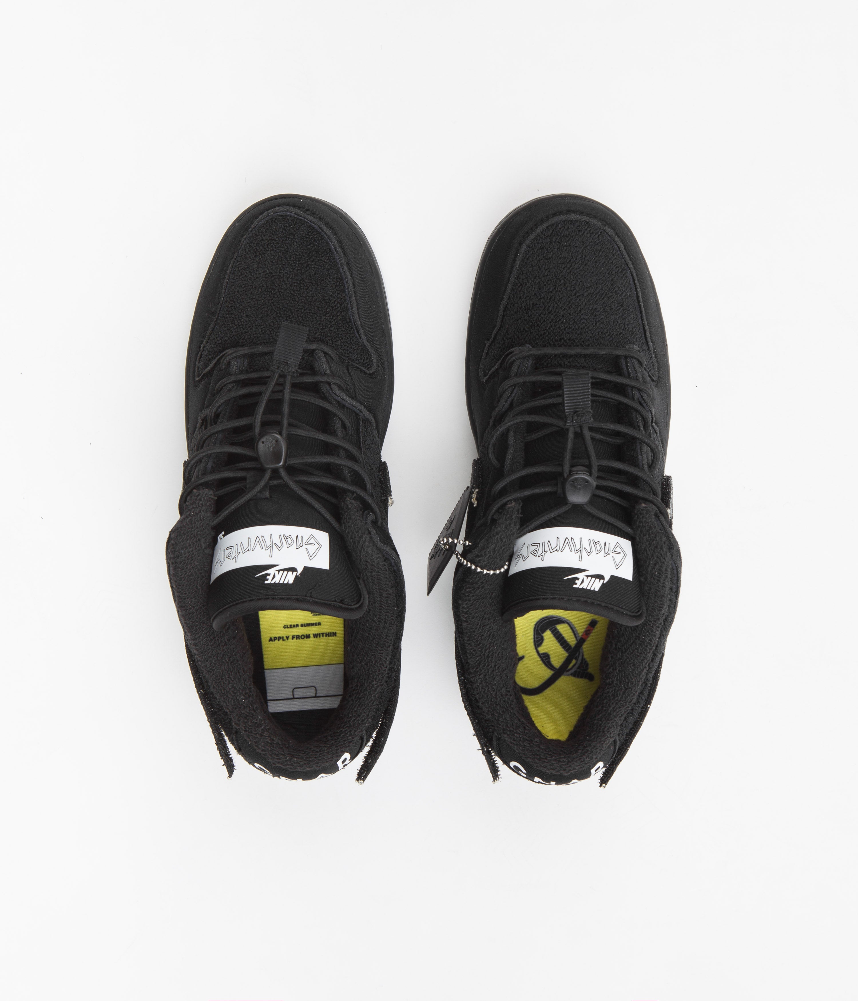 Nike SB x Gnarhunters Dunk Low Pro Shoes - Black / Black - White ...