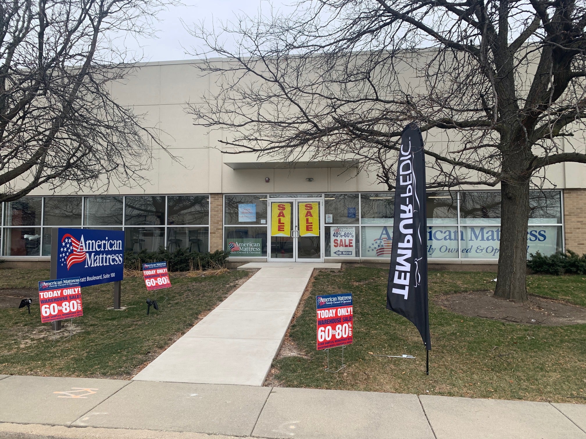 american mattress store closing