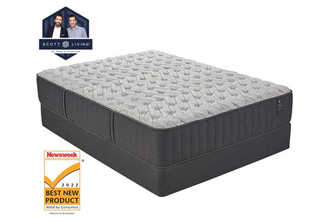 Scott Living Barrington Firm mattress with logo and best seller of 2022 badge featured on the image