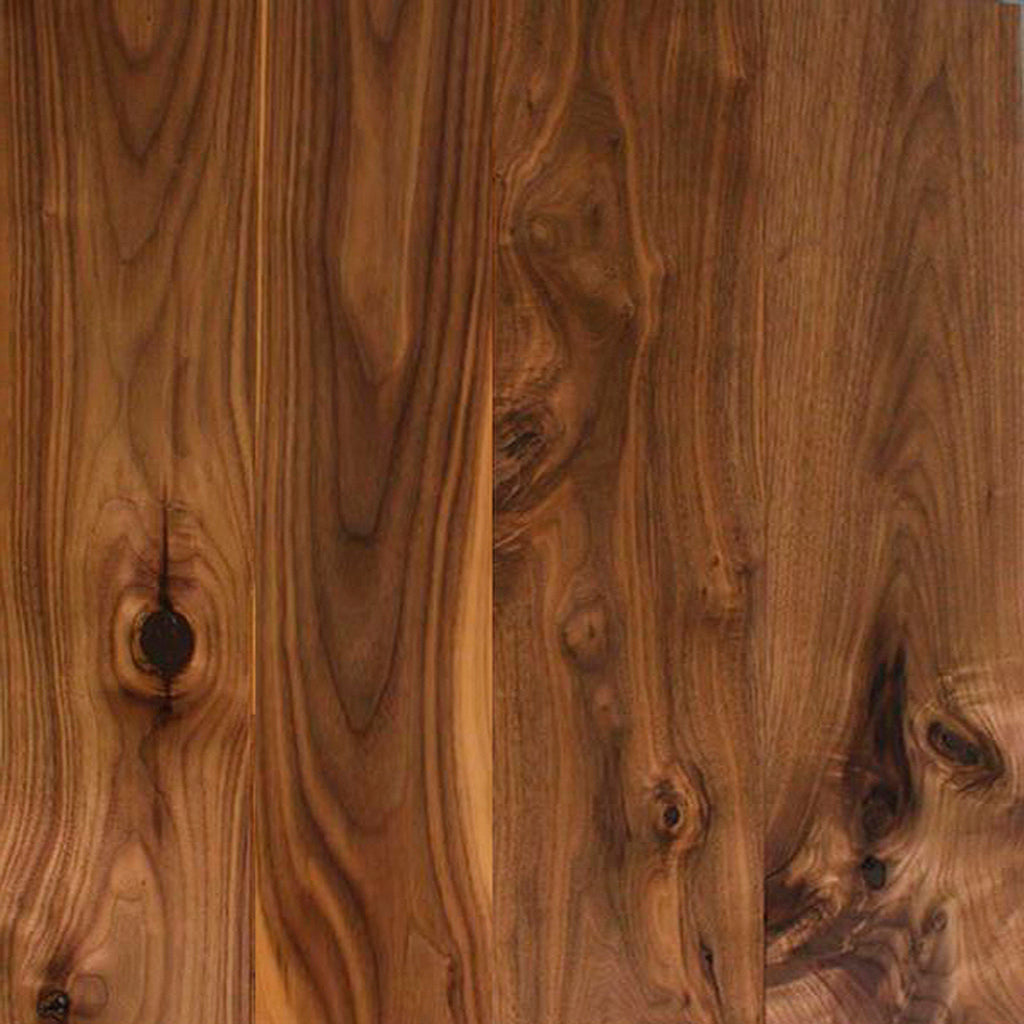 lood Zuidwest God Houtmerk - Massief houten werkblad - Noten Amerikaans Rustiek lamel