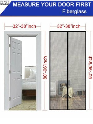 Custom Double Door Magnetic Screen - MAGZO