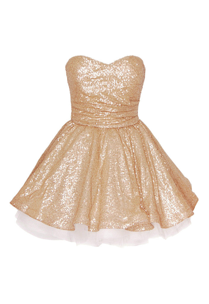 Gold Prom Dress – Glitzy Angel