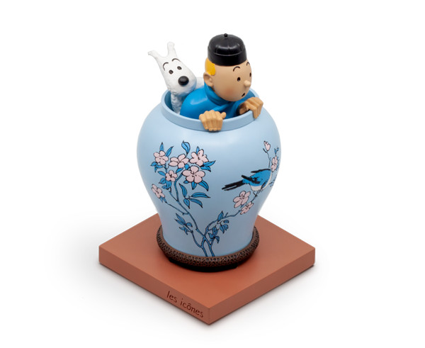 Tintin & Snowy in the Vase from The Blue Lotus · Icon Series