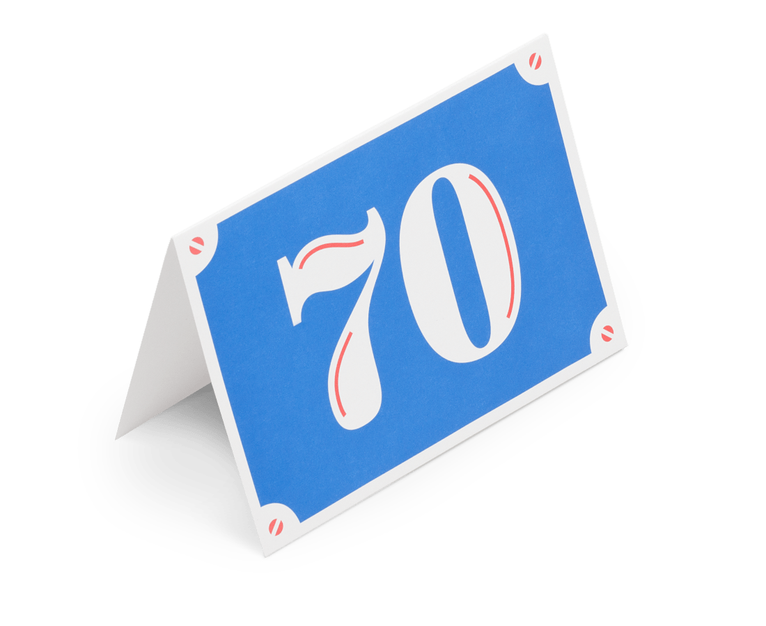 70th Birthday Card Compendium Design Store 