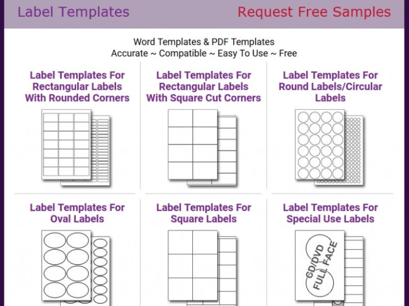 blank label template